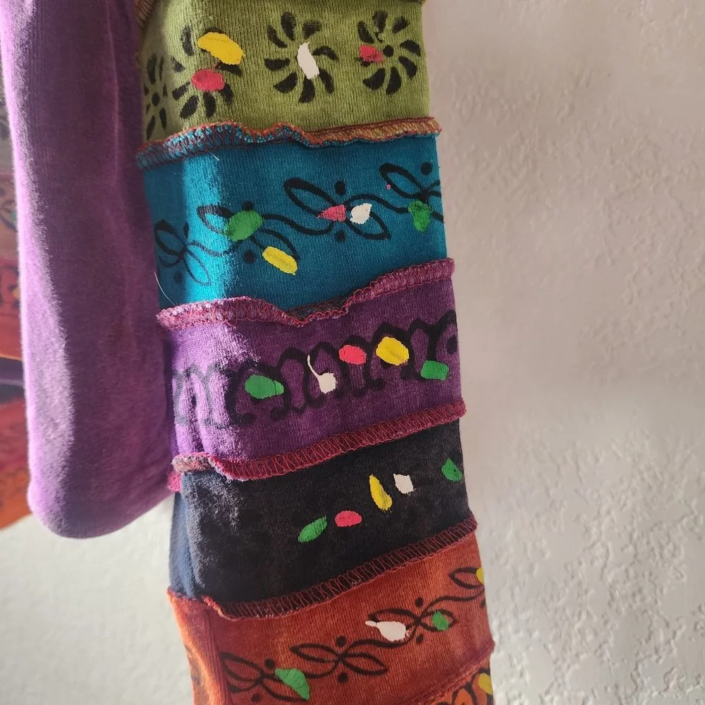 Hippie Bohemian Zip up Sweatshirt - Picture 4 of 7
